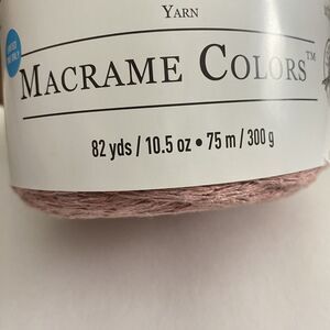 LOOPS AND THREADS..MACRAME COLORS PINK